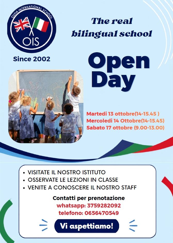 Locandina dell'Open Day