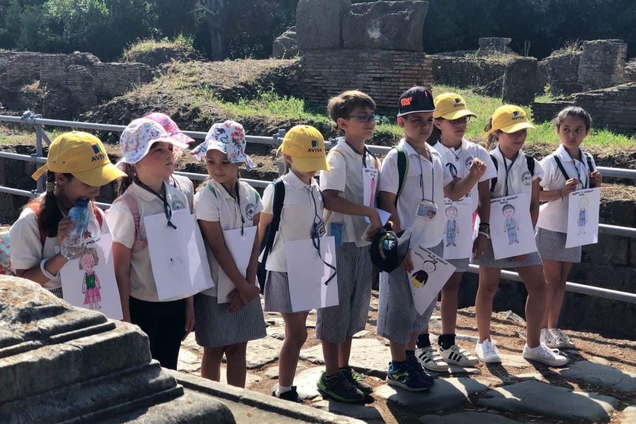 Alunni in gita scolastica